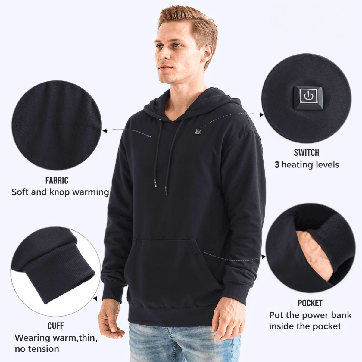 Unisex Heated Hoodie